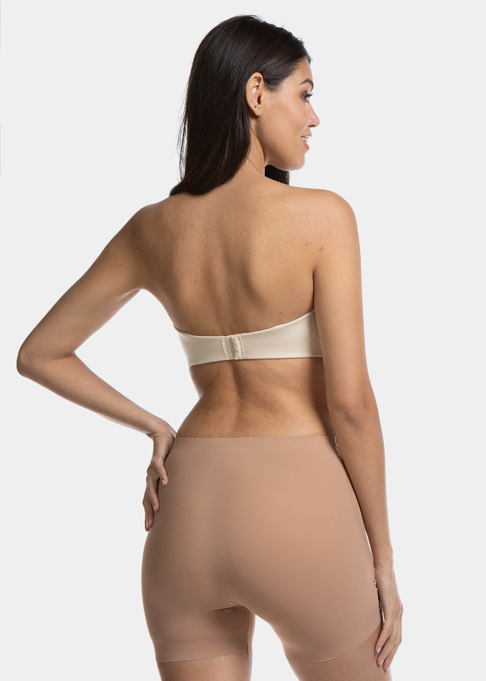 This image displays the "Maxi Sexy Short," a sophisticated and stylish piece of women's lingerie. The shorts are beige, providing a neutral and versatile look suitable for various occasions.