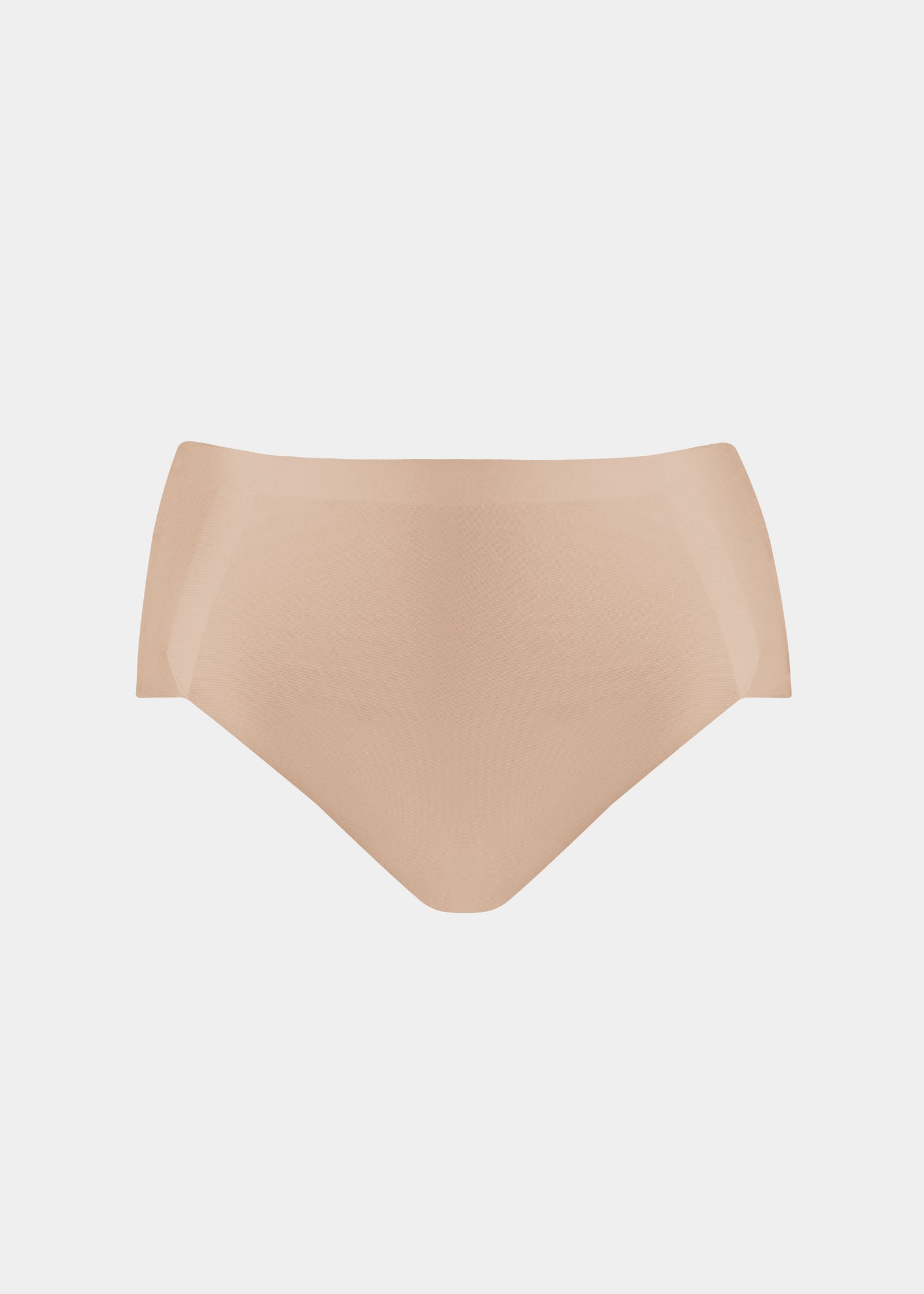 Still product image of Everyday Shaper Brief in cappuccino, mid-waisted seamless shapewear brief. Smooth, lightweight fabric with seamless waistband, full coverage front, and invisible finish designed for light shaping under clothing.