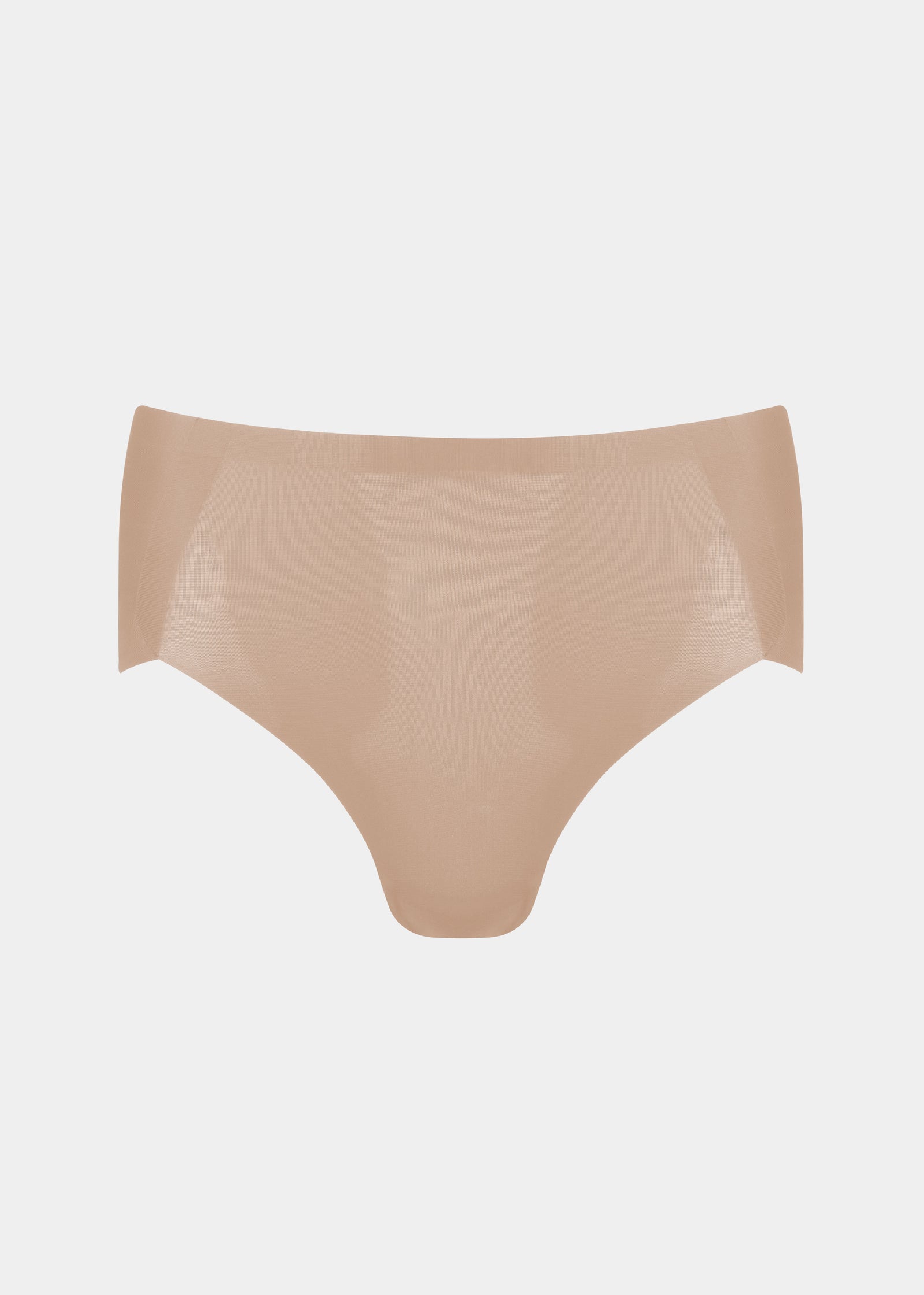 Still product image of Everyday Shaper Shorty in cappuccino, mid-waisted seamless shapewear shorts. Smooth fabric with short leg length, seamless waistband, and invisible finish designed for light shaping under clothing.
