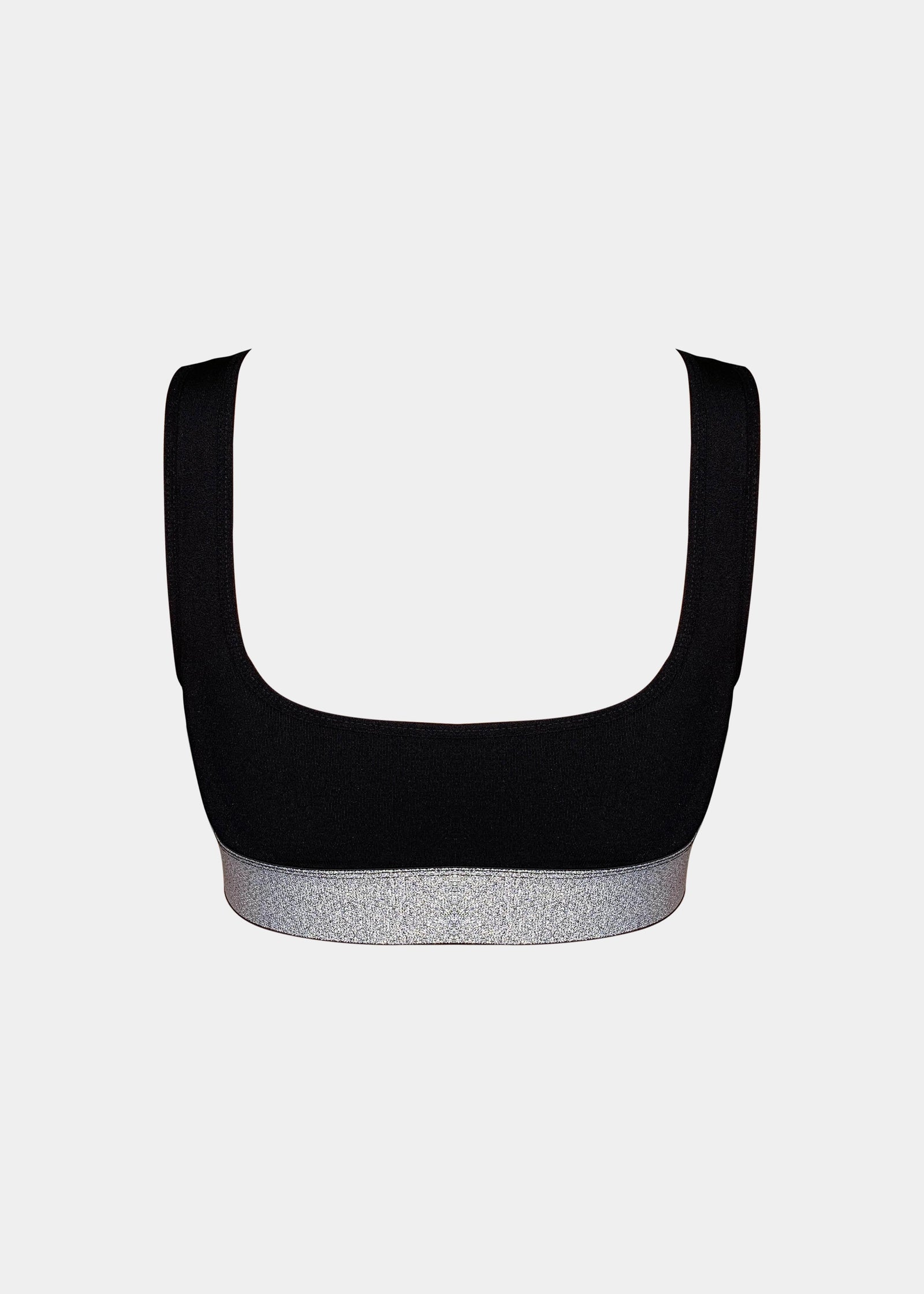 Back product view of the Salsa Bra, highlighting the smooth, seamless wireless design with wide supportive straps and a clean, comfortable finish.