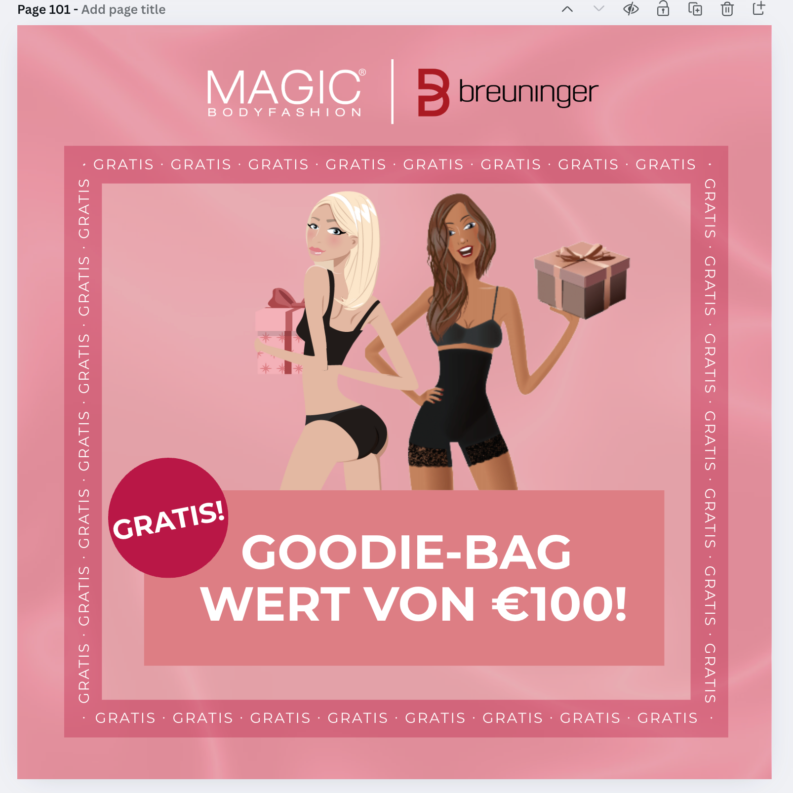 Free Giftbag at Breuninger Stuttgart
