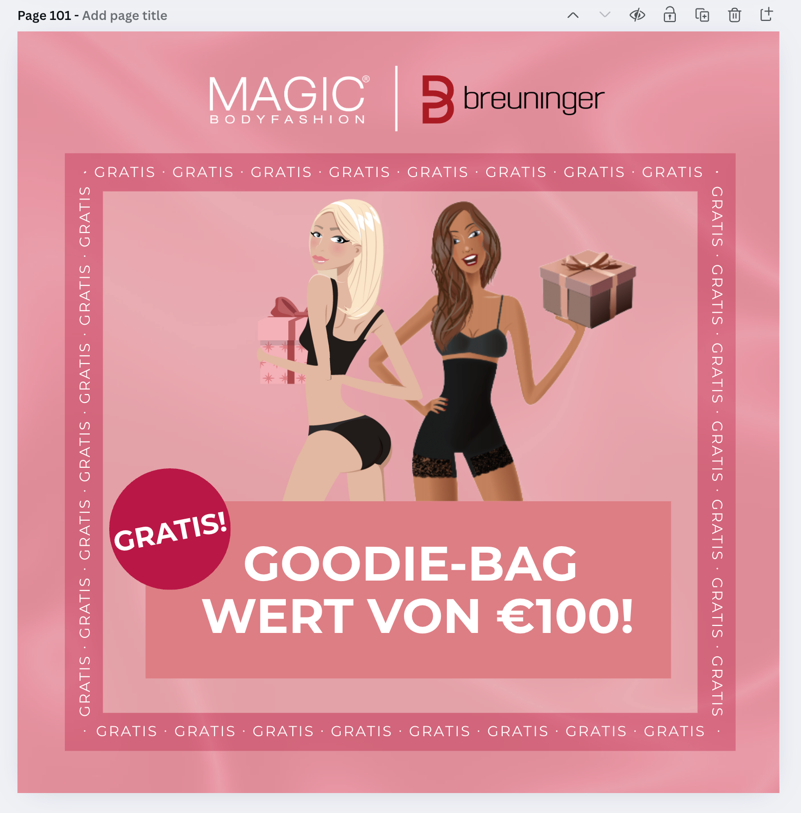 Free Giftbag at Breuninger Stuttgart