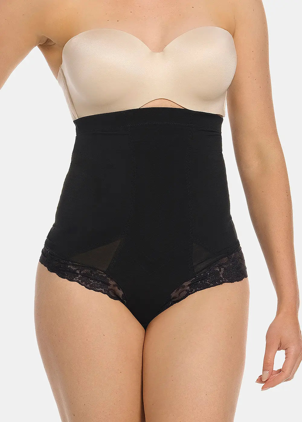 mesh dress underwear MAGIC Bodyfashion Super Control Hi-Thong for smooth invisible shaping
