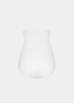 Still product image of Maxi Sexy Hi-Brief in barista shown from the back. High-waist shaping brief with smooth powerful fabric, firm control for lower back and waist, seamless edges, and silicone-trimmed waistband visible.
