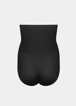Black shapewear on a light gray background