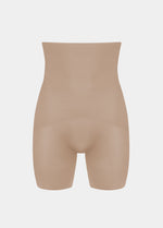 Beige shapewear Hi-Bermuda on a white background