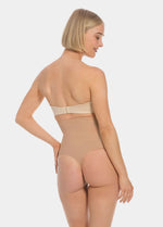 high-waisted thong on a white background