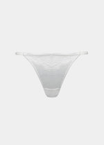 Satin Lace Thong on a white/greyish background