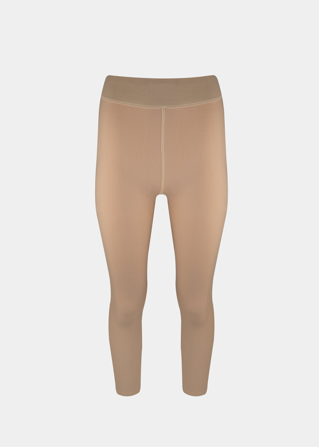 Still product image of Warm Fleece-Lined MAGIC Leggings in sunshine, high-waist fleece-lined leggings. Smooth fabric providing medium shaping and tummy support, ladder-resistant finish, and translucent-look legs visible.