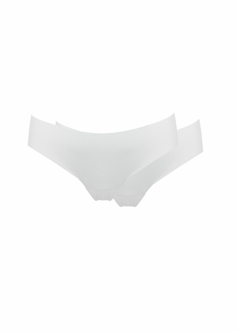 Snow white Dream Invisibles Thong (2-pack) product only front view