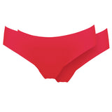 Hollywood red Dream Invisibles Thong (2-pack) product only front view