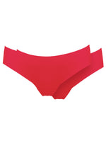 Hollywood red Dream Invisibles Thong (2-pack) product only front view