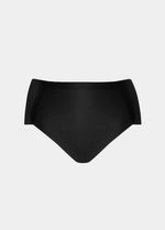Still product image of Everyday Shaper Brief in black, mid-waisted seamless shapewear brief. Smooth, lightweight fabric with seamless waistband and full front coverage, designed for light shaping and invisible wear under clothing.