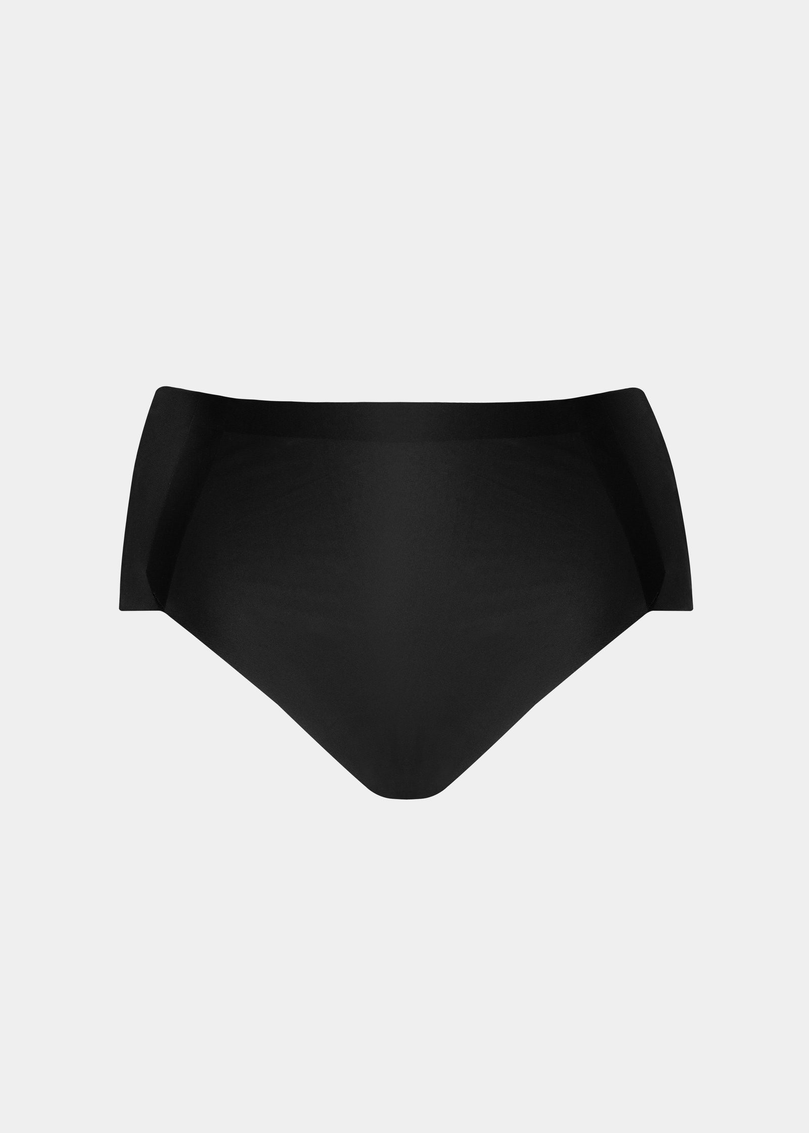 Still product image of Everyday Shaper Brief in black, mid-waisted seamless shapewear brief. Smooth, lightweight fabric with seamless waistband and full front coverage, designed for light shaping and invisible wear under clothing.