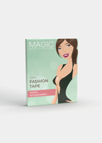 Front view of the MAGIC Fashion Tape packaging box, showing the branded design on a clean, minimal box.