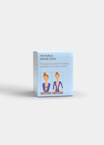 Box of Invisible Boob Tape with two women on a light blue background