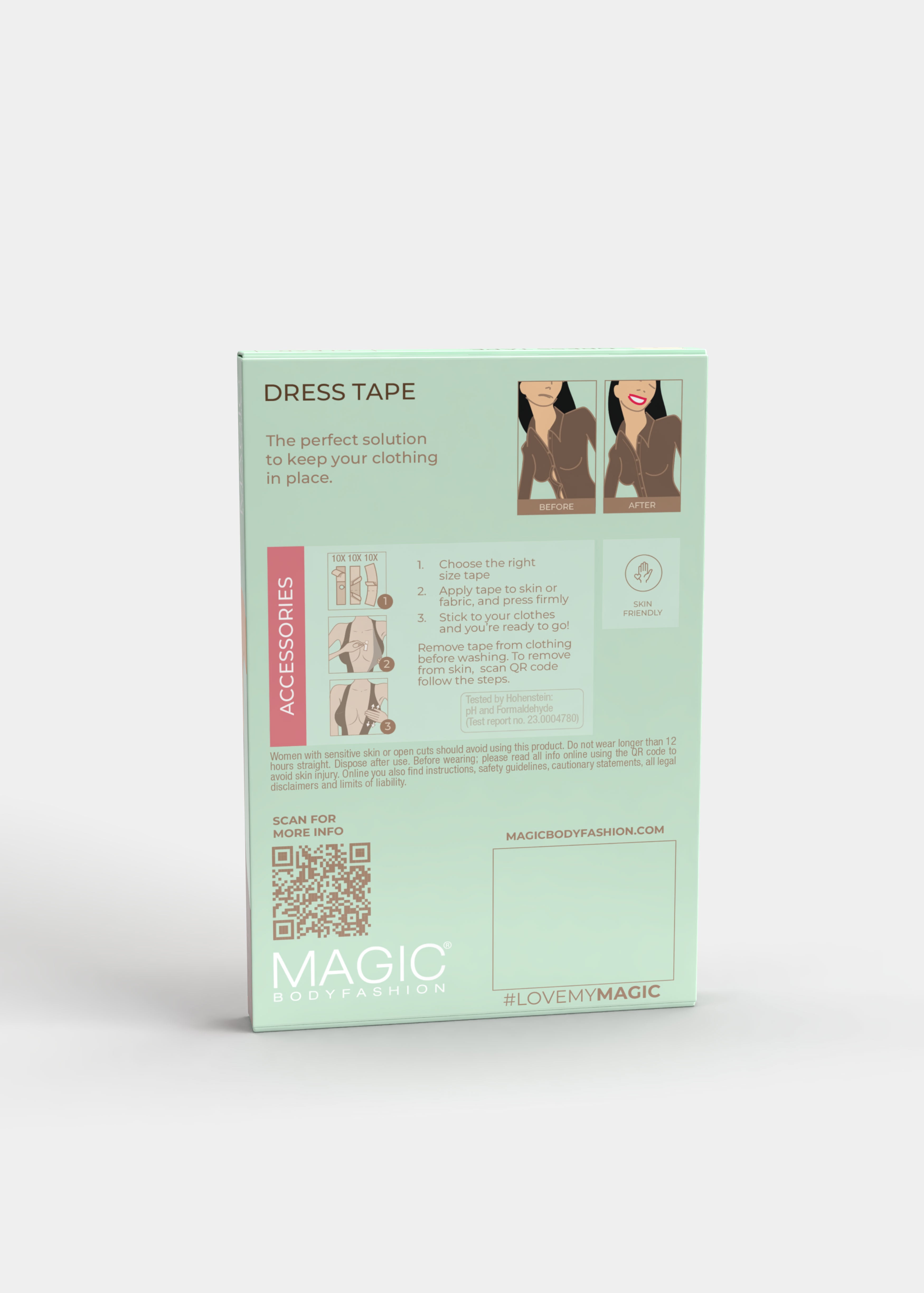 MAGIC Bodyfashion dress tape for flawless hold and invisible support MAGIC Bodyfashion dress tape for flawless hold and invisible support