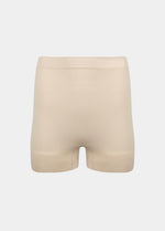 Beige Booty Booster Short on a light gray background