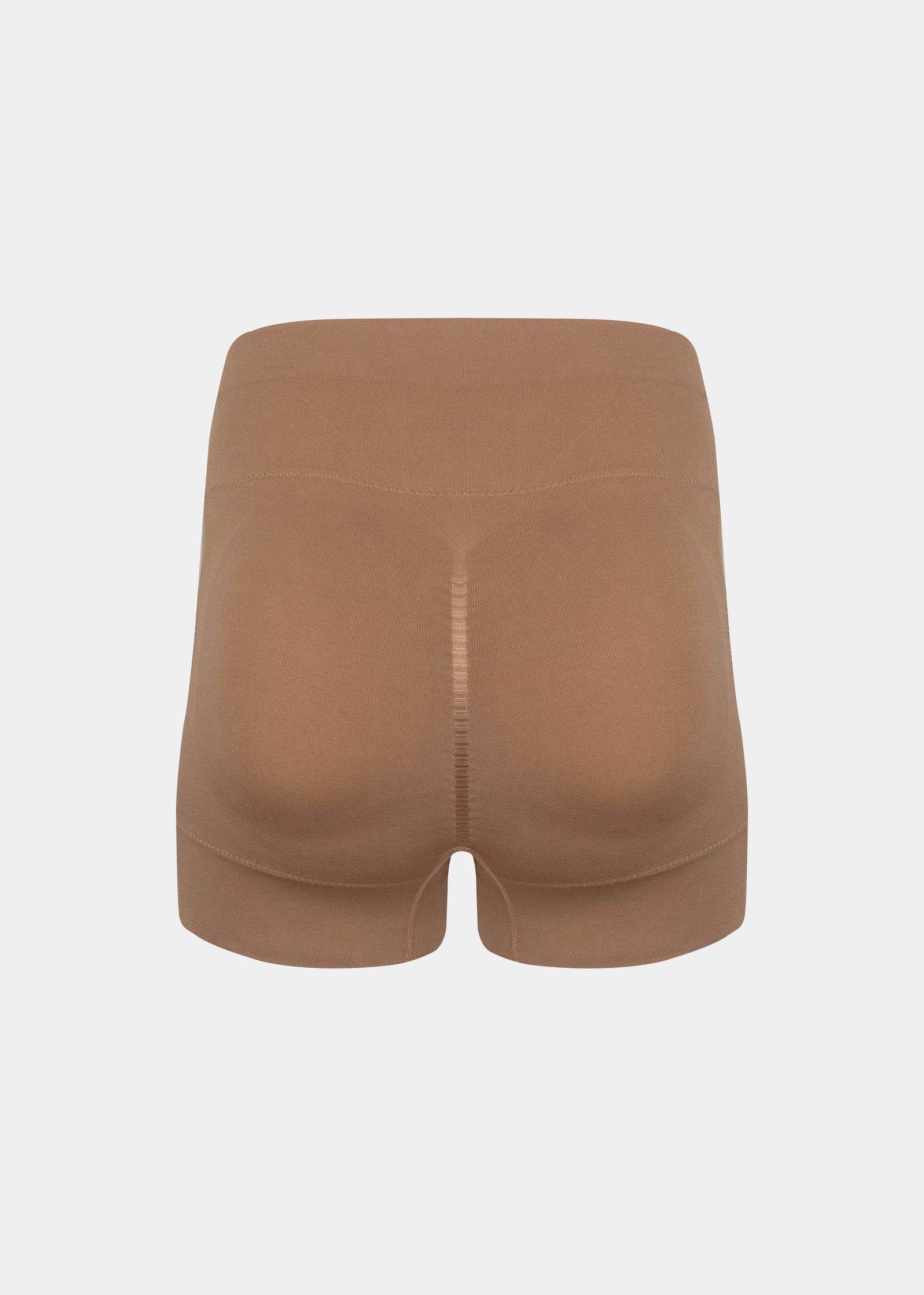 Brown  shapewear on a light gray background