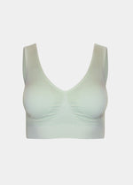 Light green Bamboo Comfort Bra on a white background