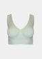 Light green Bamboo Comfort Bra on a white background