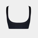 Ribbed Comfort Plunge Bra