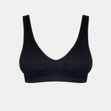 Ribbed Comfort Plunge Bra