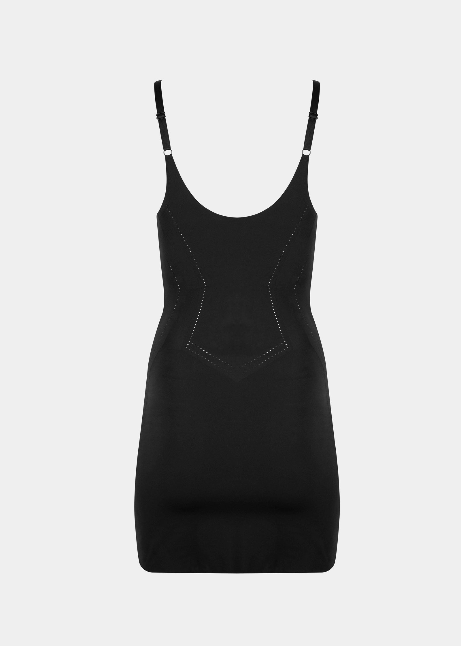 A Dream Shaper Dress with a strapless design and a seamless finish.