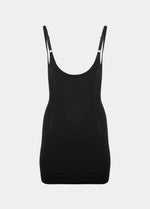 Back view of the Dream Shaper Dress with a strapless design and a seamless finish.