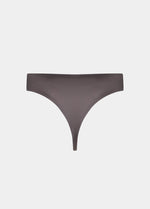 Gloss High Leg Thong back view