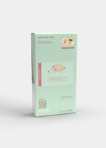 Green packaging of a magic eye mask on a white background