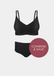 Smooth Support Set Black Panty